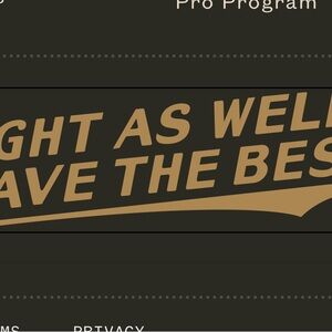 Black and Gold Graphic Sign